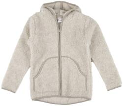 Vlnka Kapucnis pulóver birkagyapjúval - világosszürke ruházat méretei L