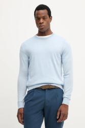 Tommy Hilfiger gyapjú pulóver könnyű, MW0MW39775 - kék XXL