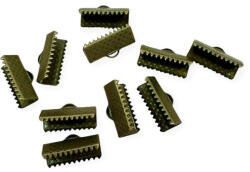 Szalagvégzáró 10 db/cs 15 mm - sárga bronz