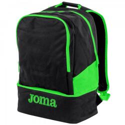 joma ESTADIO III BACKPACK hátizsák fekete fluo zöld S