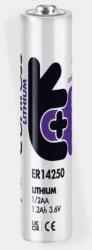 Uniross 3.6V lítium 1/2AA ceruza elem Uniross 1200mAh ER14250
