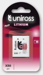 Uniross 2CR5-C1 Uniross lítium fotó elem 6V bliszteres 34*17*45mm