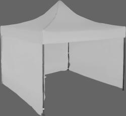 Expodom Gyorsan összecsukható sátor 3x3 m - acél, 3 oldalfal, Szürke / antracit