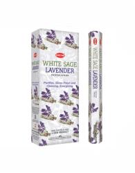 HEM Füstölő - Fehér Zsálya és Levendula (White Sage Lavender)