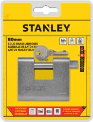 Stanley License Stanley Páncélozott tömör sárgaréz lakat 80mm (S742-023)