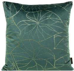 Takoy Puha bársony díszpárnahuzat BLINK 17 arany levélmintával-HF-388526