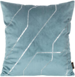 Takoy Bársony díszpárnahuzat BLINK 37 modern ezüst mintával-HF-395886