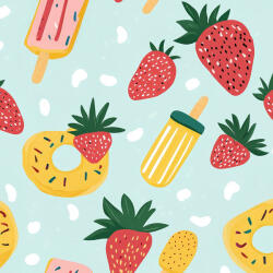 Takoy Anyag fürdőruhára UV/klór védelemmel frissítő gyümölcsök