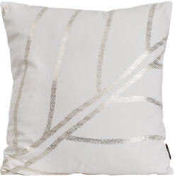 Takoy Bársony díszpárnahuzat BLINK 38 modern arany színű levélmintával-HF-395894