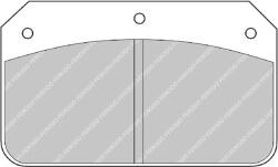 FERODO set placute frana, frana disc FERODO FRP502W (FRP502W)