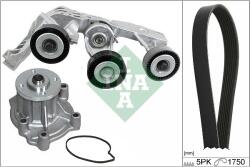 Schaeffler INA Pompa apa + Set curea transmisie cu caneluri Schaeffler INA 529 0081 31 (529 0081 31)