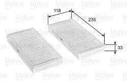 VALEO Filtru, aer habitaclu VALEO ESSENTIAL 715812 (715812)