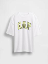 GAP Детска тениска oversize Heavyweight Athletic с лого GAP GAP | Byal | Момчешки | 104/110