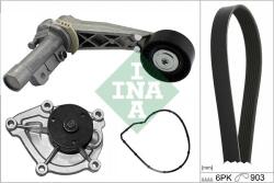 Schaeffler INA Pompa apa + Set curea transmisie cu caneluri Schaeffler INA 529 0504 30 (529 0504 30)