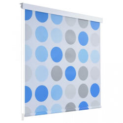 VidaXL Roletă perdea de duș 120x240 cm Model cercuri (142855s)