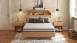 Somnart Saltea cu memorie Somnomed Antiacaria 180x200, inaltime 20 cm, pentru alergici, husa cu tratament antiacarian, rulata, fermitate medie (SAL.MMY.SMND.180X200X20) Saltea