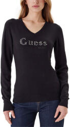 GUESS Tricotaj Ls Vn Kenzie Logo Swtr W5YR24Z2NQ2 jblk jet black a996
