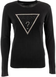 GUESS Tricotaj Ls Cn Kiara Triangle Logo Swtr W5YR23Z2NQ2 jblk jet black a996 (W5YR23Z2NQ2 jblk jet black a996)