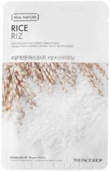 The Face Shop Real Nature Illuminating Mask cu esență de orez - 20 g Masca de fata