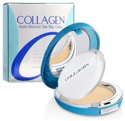 Enough Collagen Hydro Moisture Two Way Cake pudră + Refill - Nuanța 21