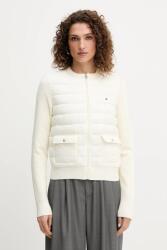 Tommy Hilfiger gyapjú keverék dzseki bézs, átmeneti, WW0WW46741 - bézs XS
