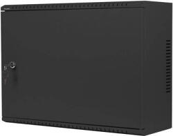 Lanberg Rack LANBERG Rack cabinet 19" wall-mount 4U+3U/540x200 low-profile, black (assembled) (WAF1-5203-04-00B)