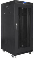 Lanberg Rack metalic podea LANBERG FF01-8822-23BL 19" 22U 800x800 mm usa sticla LCD V2 negru (FF01-8822-23BL)