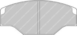 FERODO set placute frana, frana disc FERODO FRP201H (FRP201H)