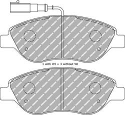 FERODO set placute frana, frana disc FERODO FDS1468 (FDS1468)
