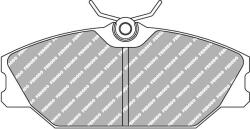 FERODO set placute frana, frana disc FERODO FCP406H (FCP406H)