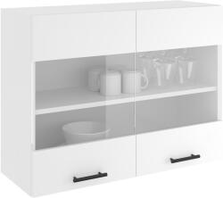 haaus Corp Superior Karo, 2 Usi, cu sticla, Alb, 80 x 30 x 60 cm (917227)