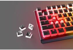 SteelSeries PrismCAPS Universal Double Shot PBT Keycaps Black UK, 170292, Billentyűzet (60218)