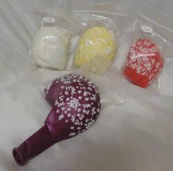  lufi, rózsamintás (10 db)