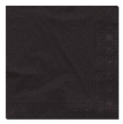  koktél szalvéta 24x24cm 200db/cs fekete - mindenamibar
