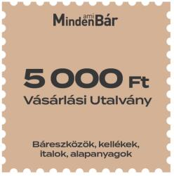 MindenAmiBár vásárlási utalvány 5.000Ft értékben