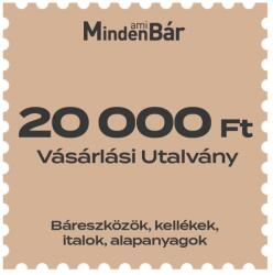  MindenAmiBár vásárlási utalvány 20.000Ft értékben