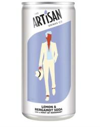 Artisan Drinks Cloudy Lemon & Bergamot Soda 0, 25L - mindenamibar