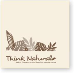  Újrahasznosított lebomló natúr koktélszalvéta 100db/cs - mindenamibar