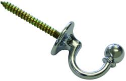  GARDINIA akasztó dísz barokk 3 cm króm (3254)