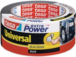 tesa Extra Power Universal szövetszalag fekete 25 m x 50 mm (56388-00001-07)