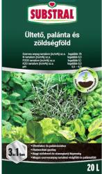 SUBSTRAL ültető- palánta- és zöldségföld 20 l