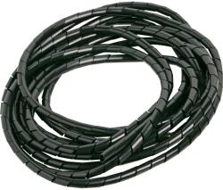 LUX-TOOLS OBI kábelösszefogó spirál 8 mm fekete 5 m (535521)