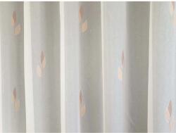  Fényáteresztő Shearly függöny Bonita ecrü mintával 295 cm magas méteráru (65511)
