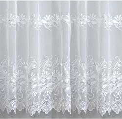  Hímzett függöny fehér H2 / 1182 175 cm magas méteráru