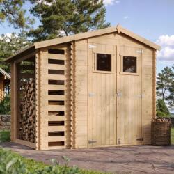 Timbela M386+M386G kerti faház padlóval bézs barna FSC