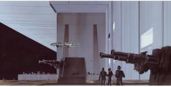 Komar vlies fotótapéta Star Wars Classic RMQ Death Star Hangar 500 cm x 250 cm
