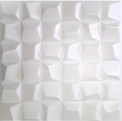 Saarpor Burkolólap 3D Neptun fehér 50 cm x 50 cm