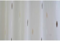  Fényáteresztő shearly függöny 1275/02 barna mintás 300 cm magas méteráru (65346)