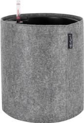 Lechuza Trendcover kaspó 32 Felt Dark natural 32 cm átmérő