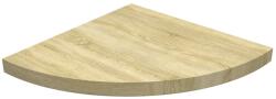  Sarok laminált polc sonoma tölgy 25 cm x 25 cm x 1, 8 cm
